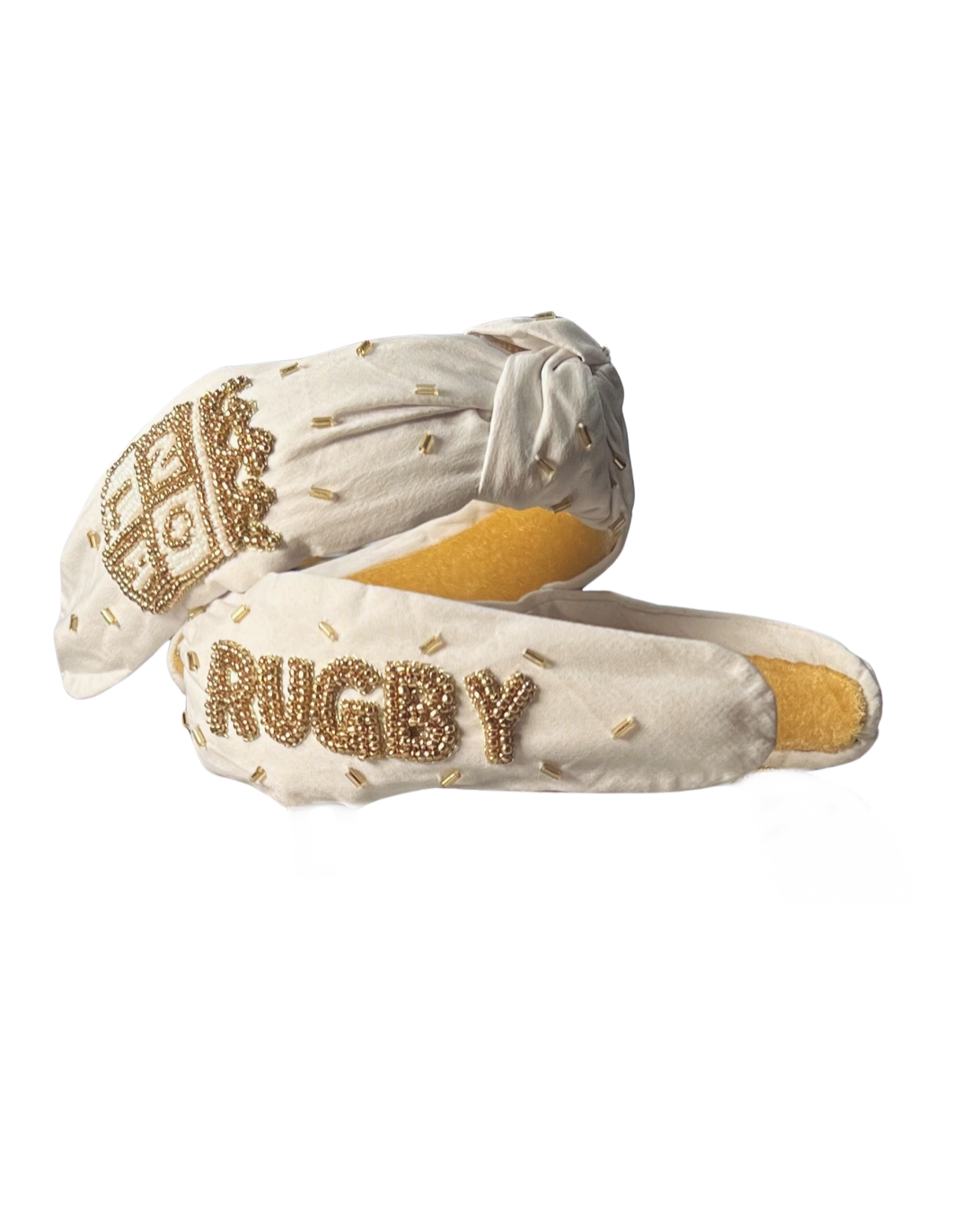 NOLA Gold Beaded Headband