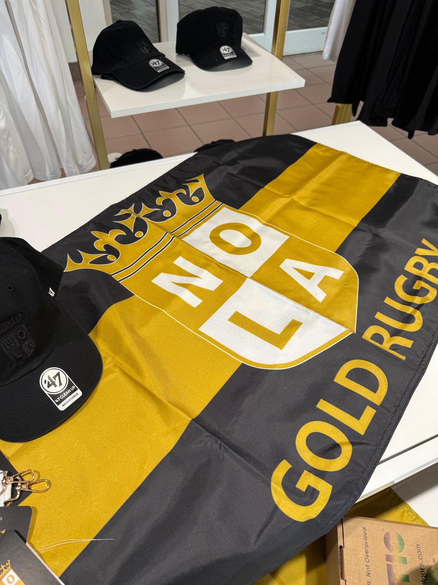 NOLA GOLD Black Flag Horizontal