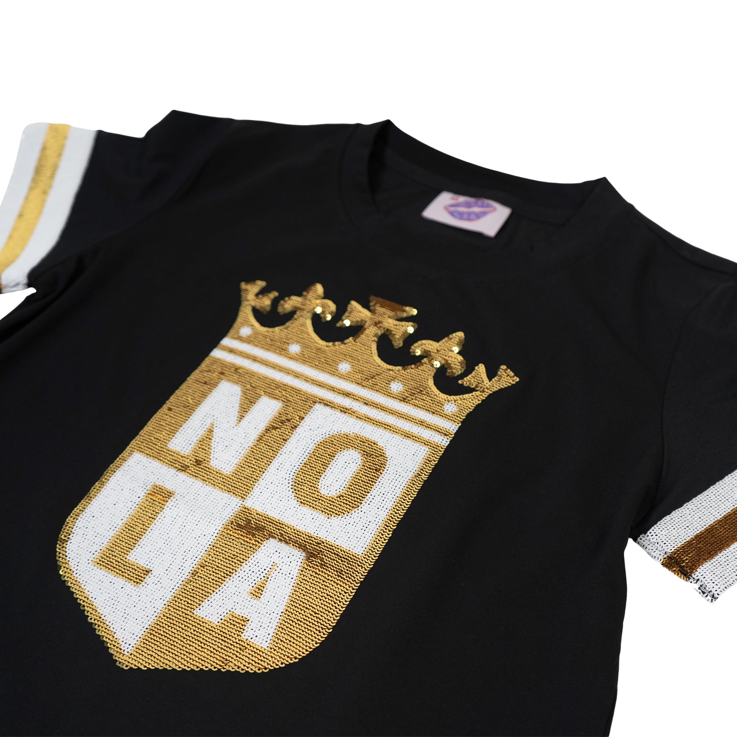 Sparkle City Crewneck Rugby Tee