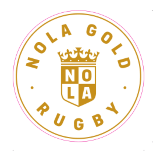 NOLA Gold Permanent Sticker