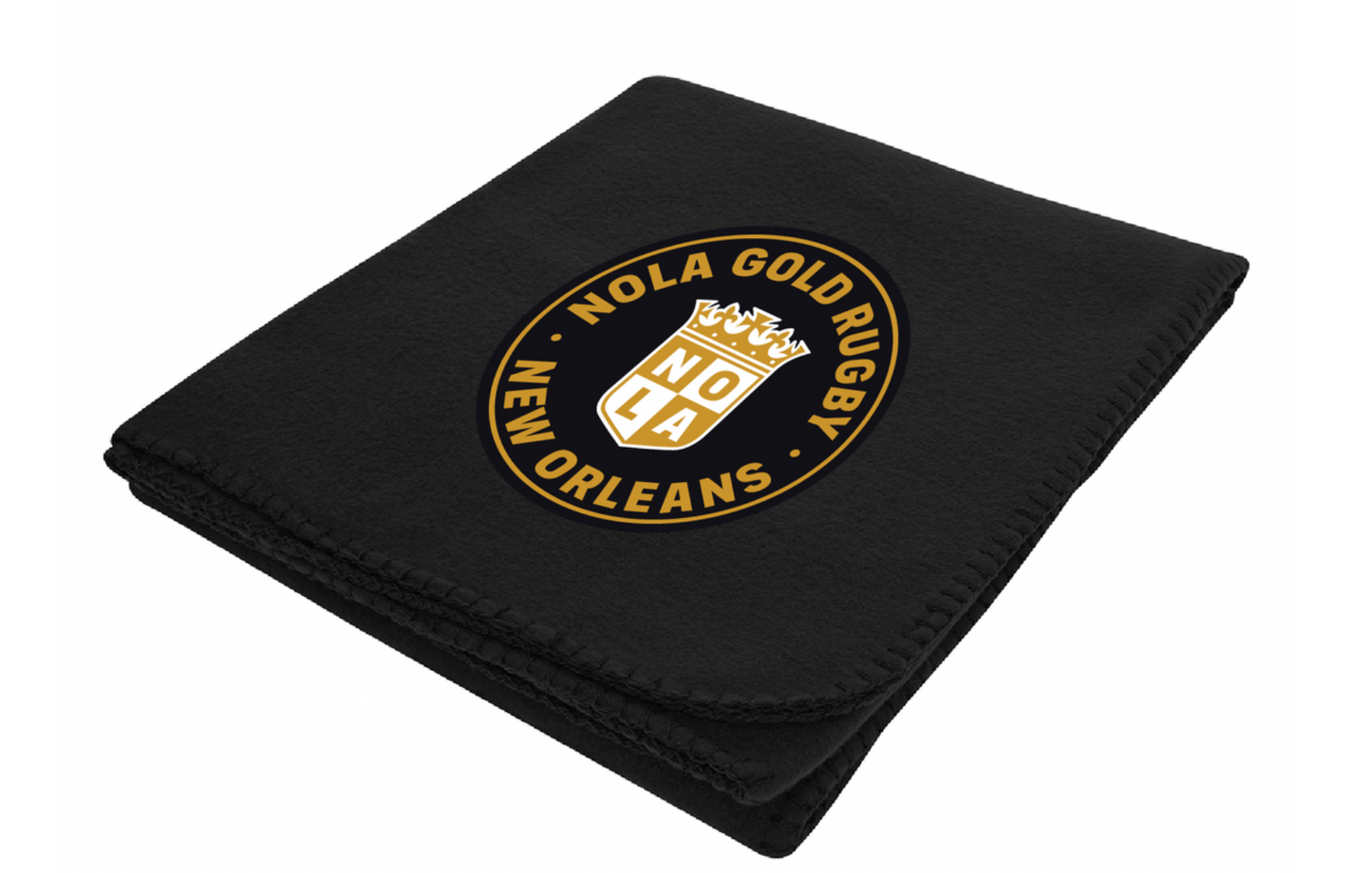 NOLA Gold Fleece Blanket
