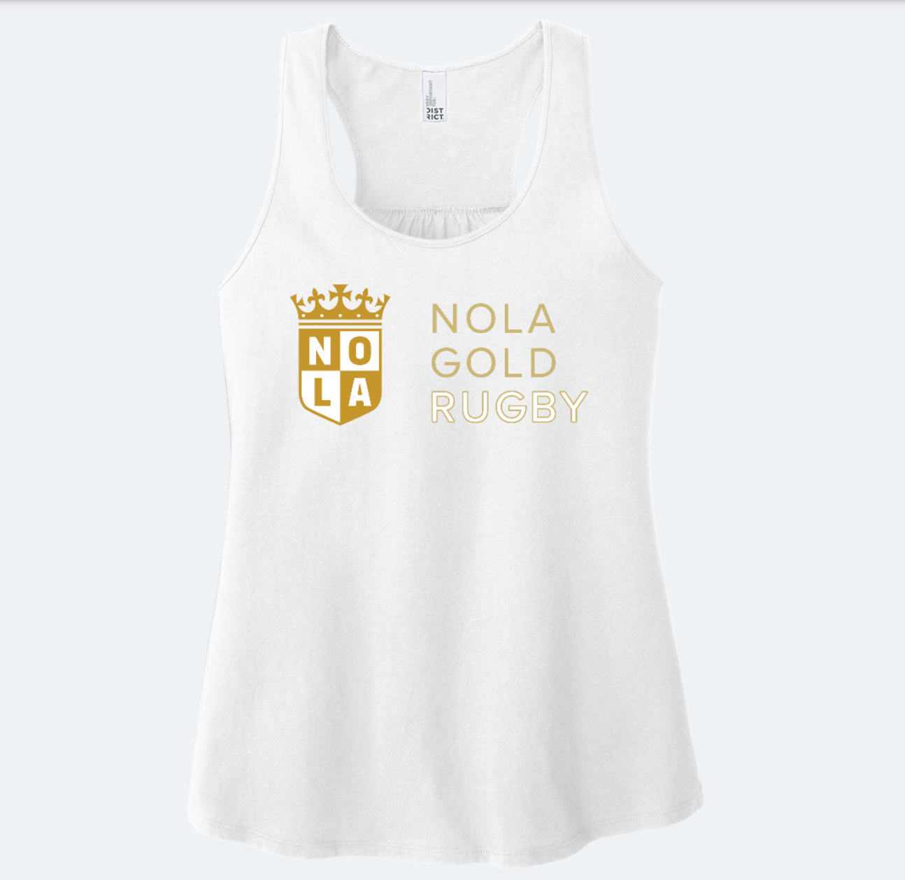 NOLA Gold Ladies Racerback Tank