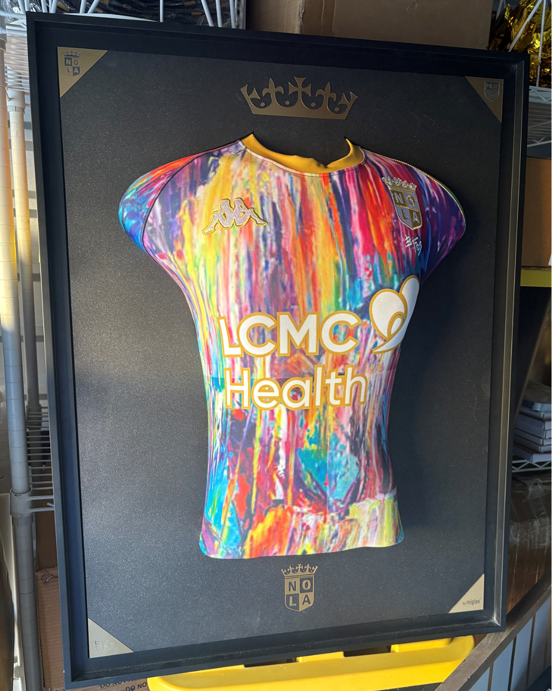 Migloo Framed NOLA Gold Jersey - Becky Fos