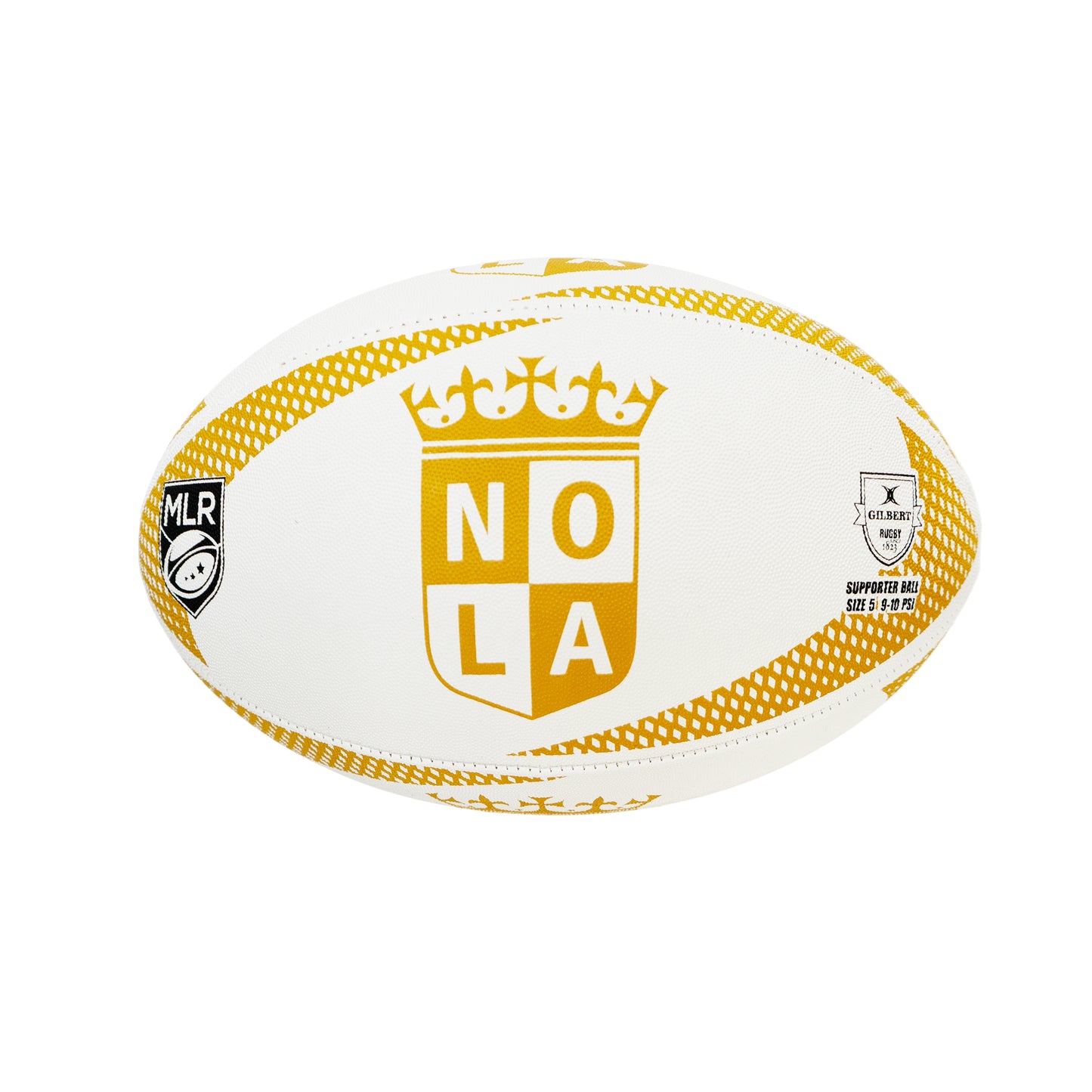 NOLA Gold Rugby Ball Size 5