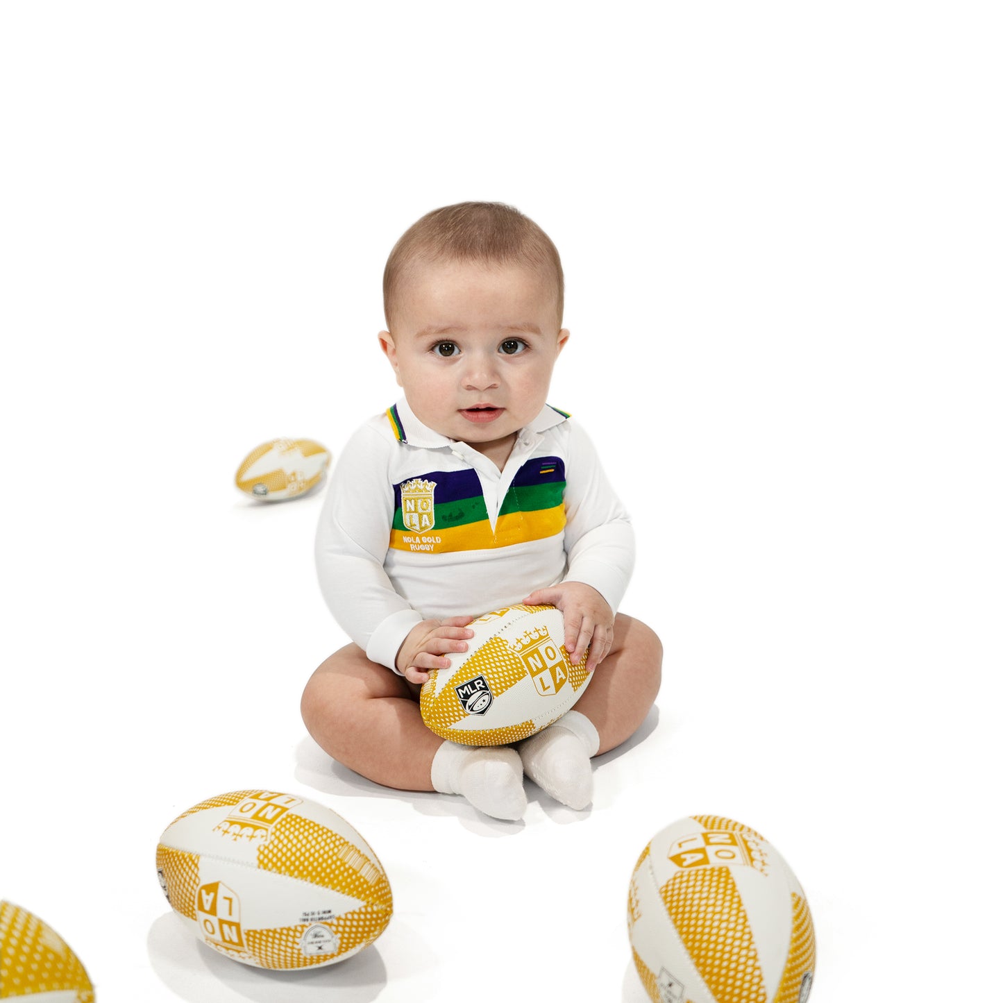 Mardi Gras Infant Onesie