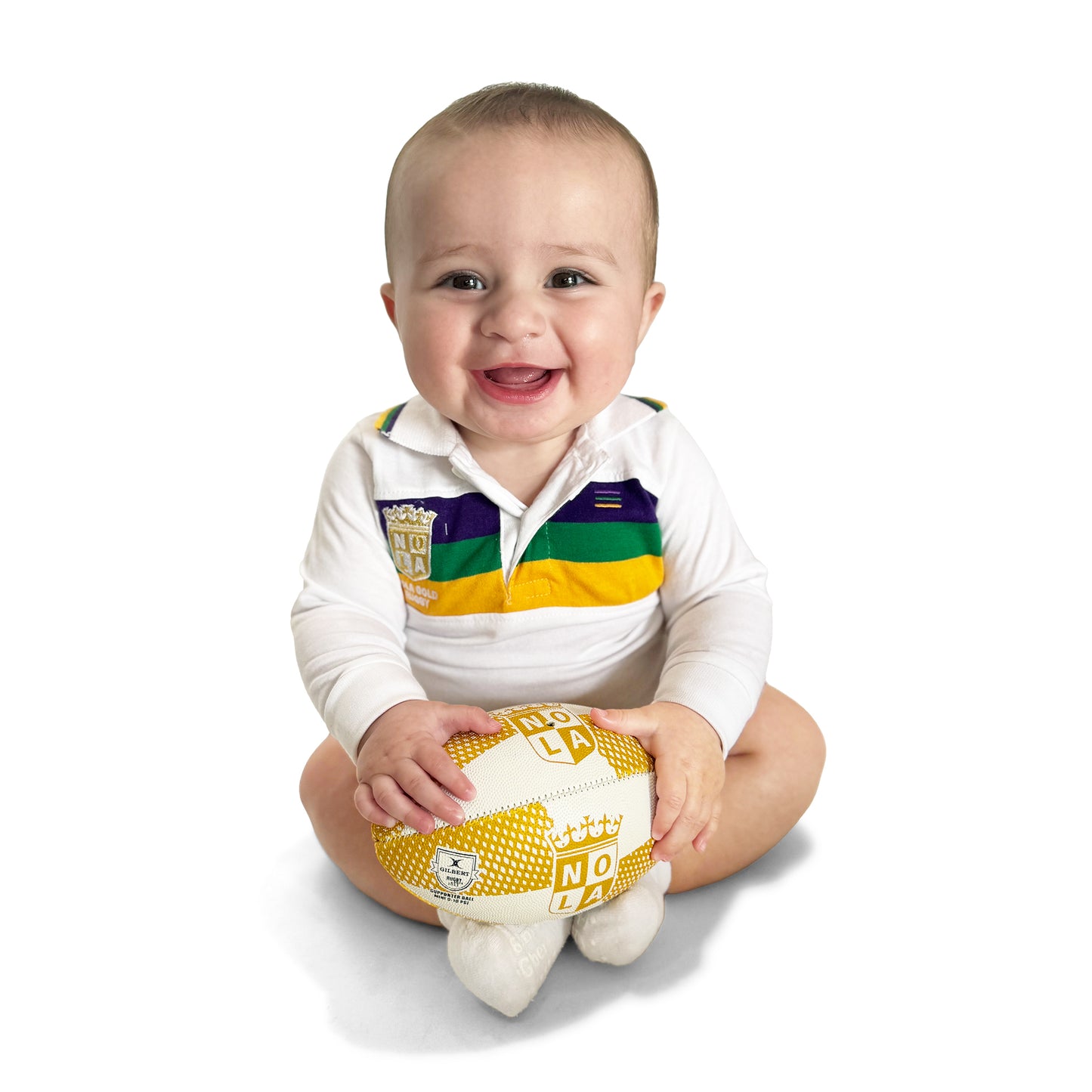 Mardi Gras Infant Onesie