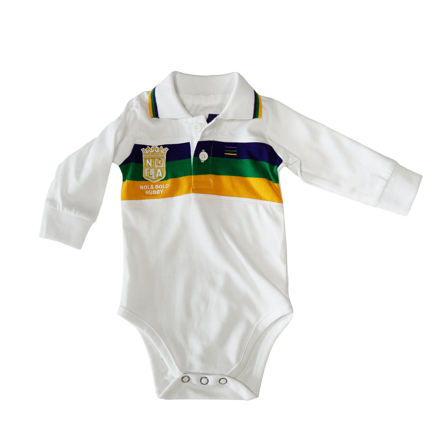 Mardi Gras Infant Onesie