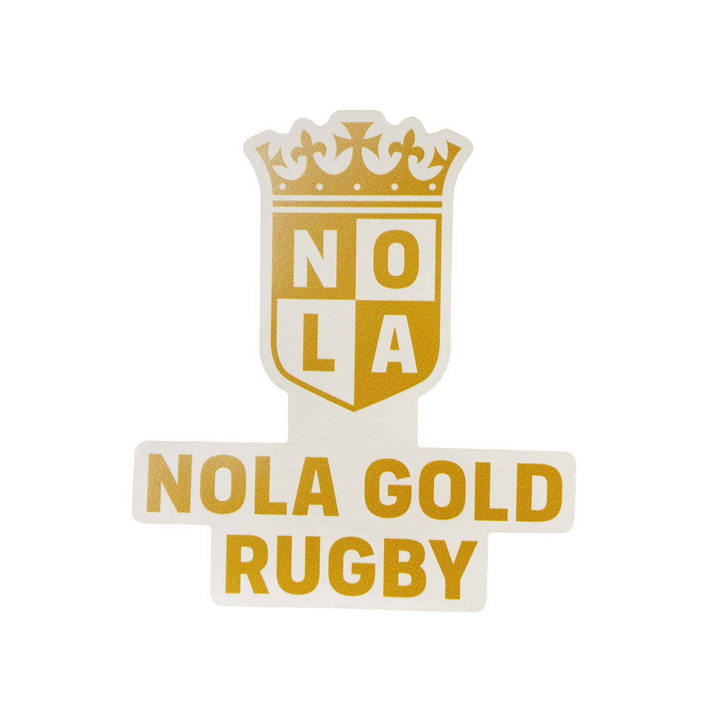 NOLA Gold Decal Magnet