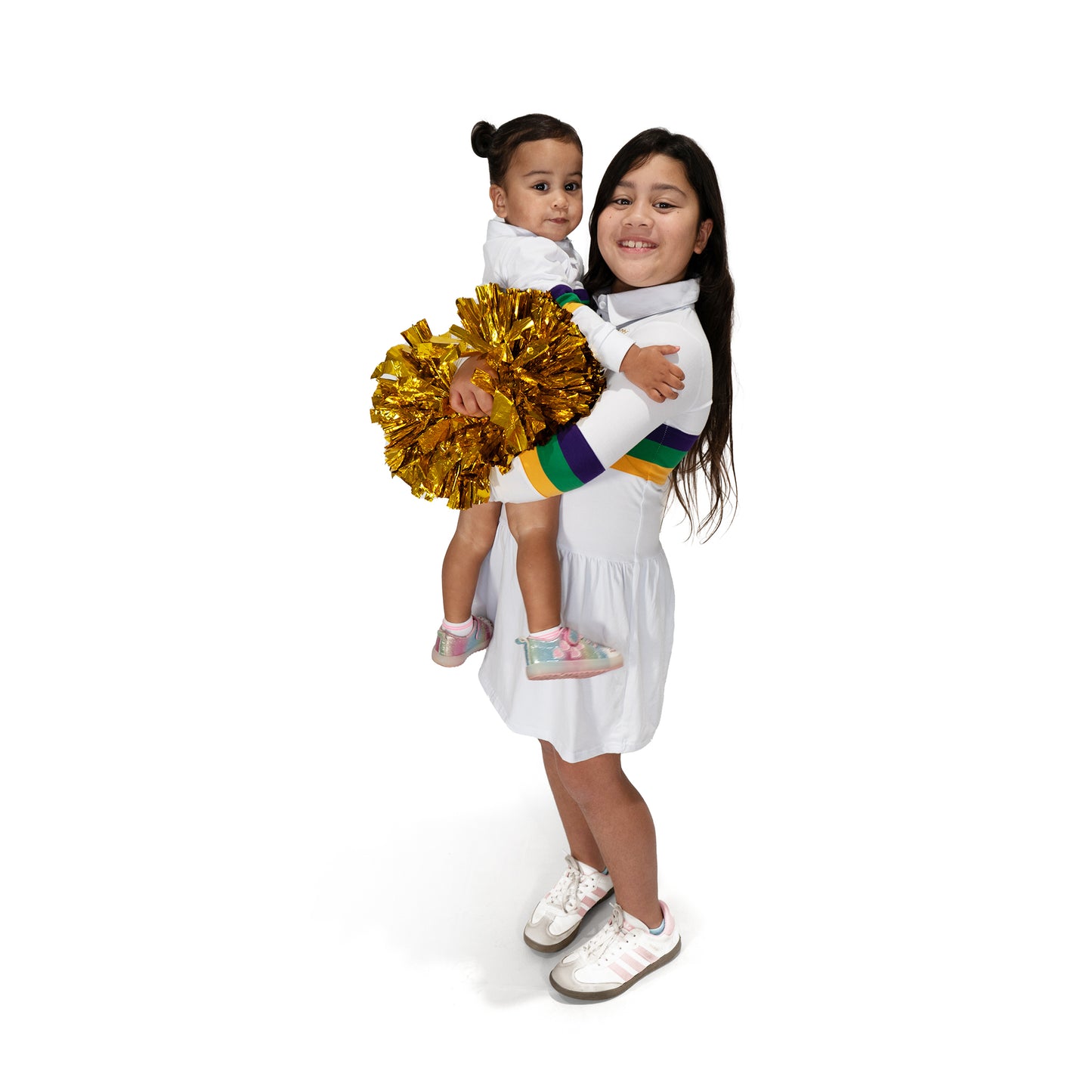 NOLA Gold Youth Mardi Gras Rugby Dress
