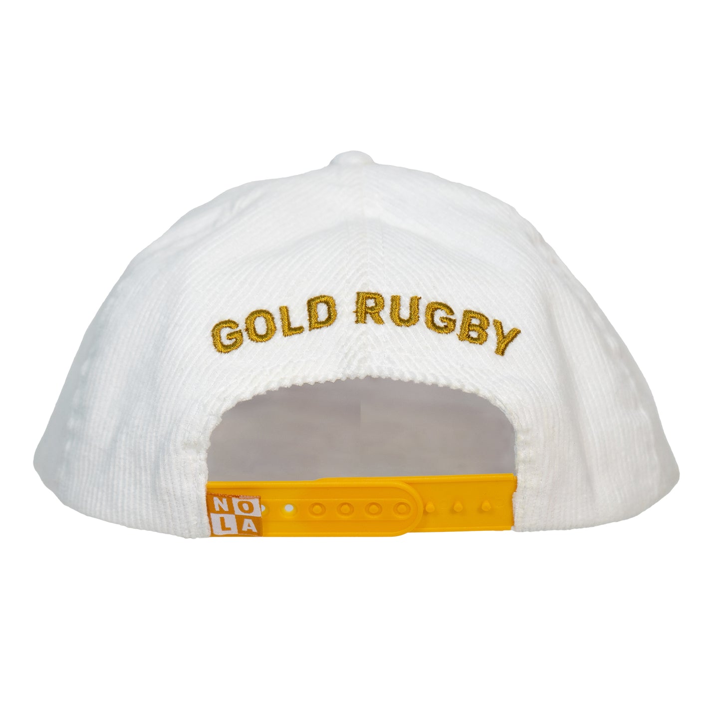 NOLA Gold Corduroy Crest Hat