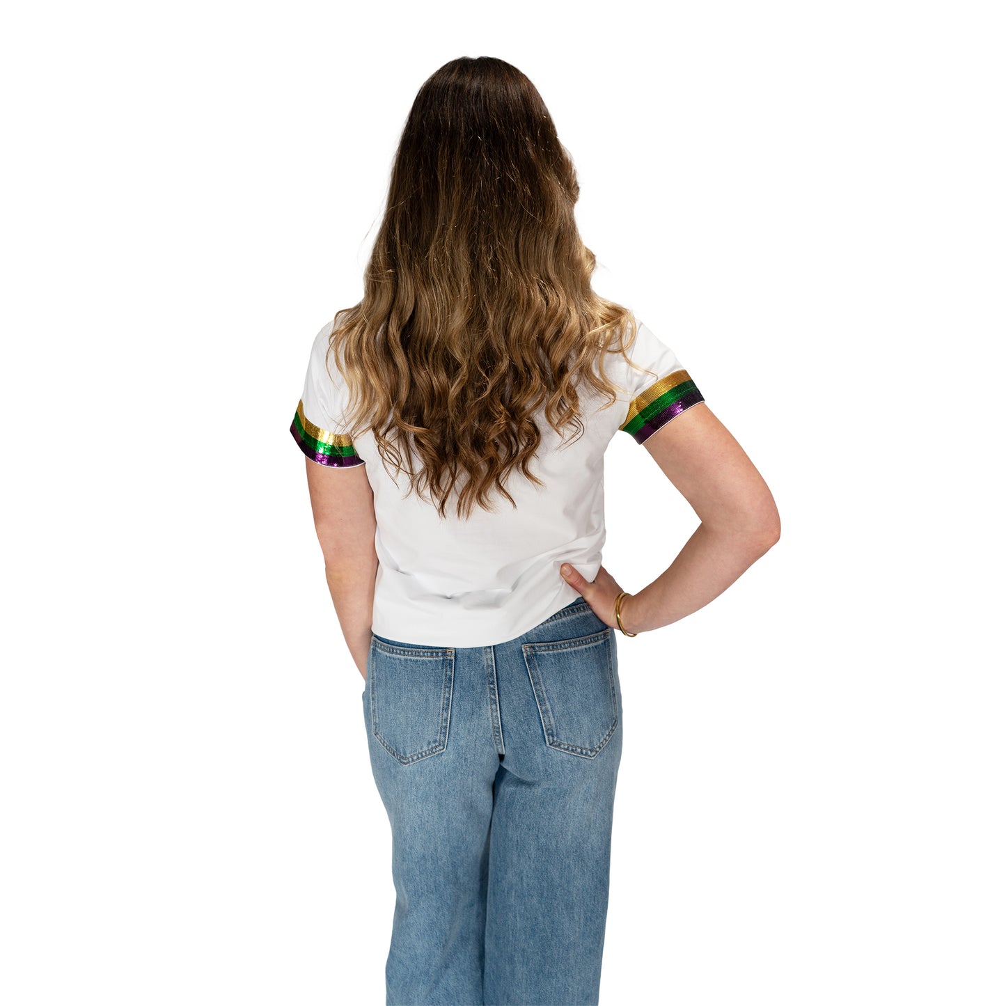 Sparkle City Mardi Gras Rugby Tee