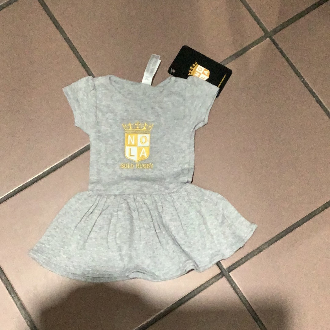 NOLA GOLD Infant Dress Grey
