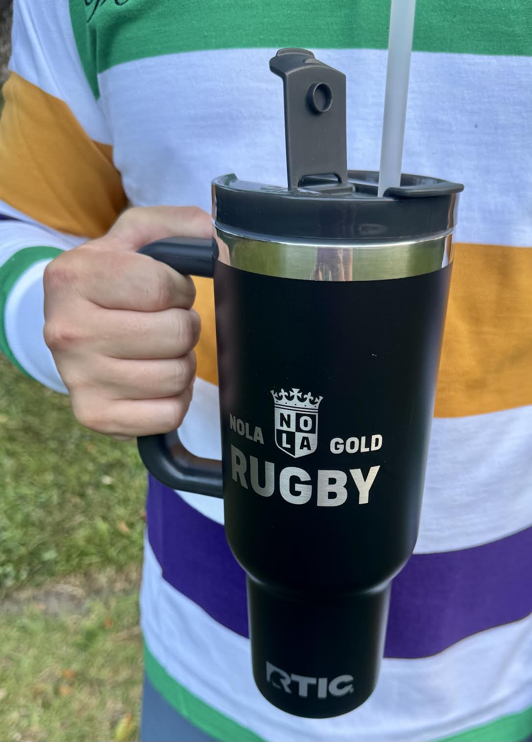 40oz Black Team Tumbler