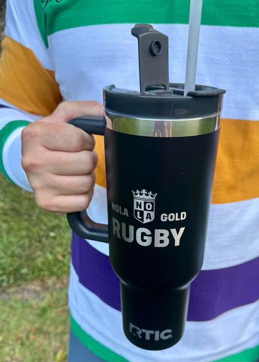 40oz Black Team Tumbler