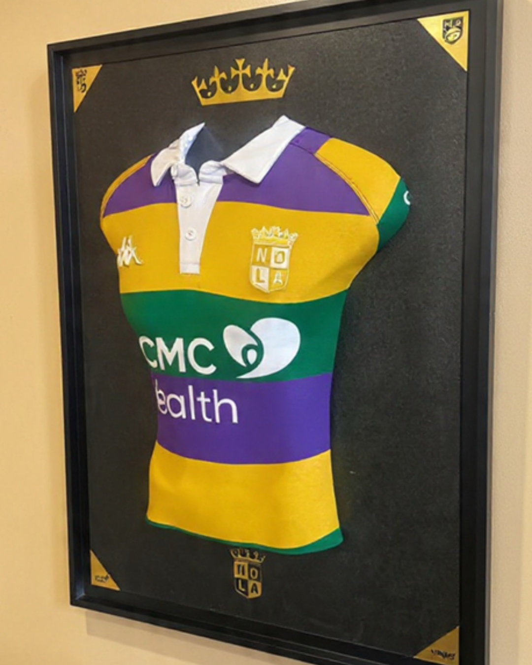 Migloo Framed NOLA Gold Jersey