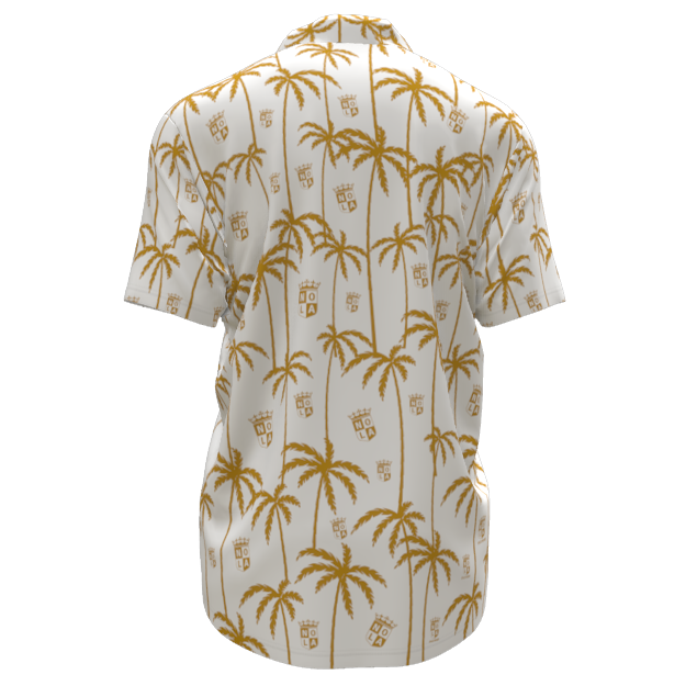 Nola GOLD 2024 Hawaiian Shirt White