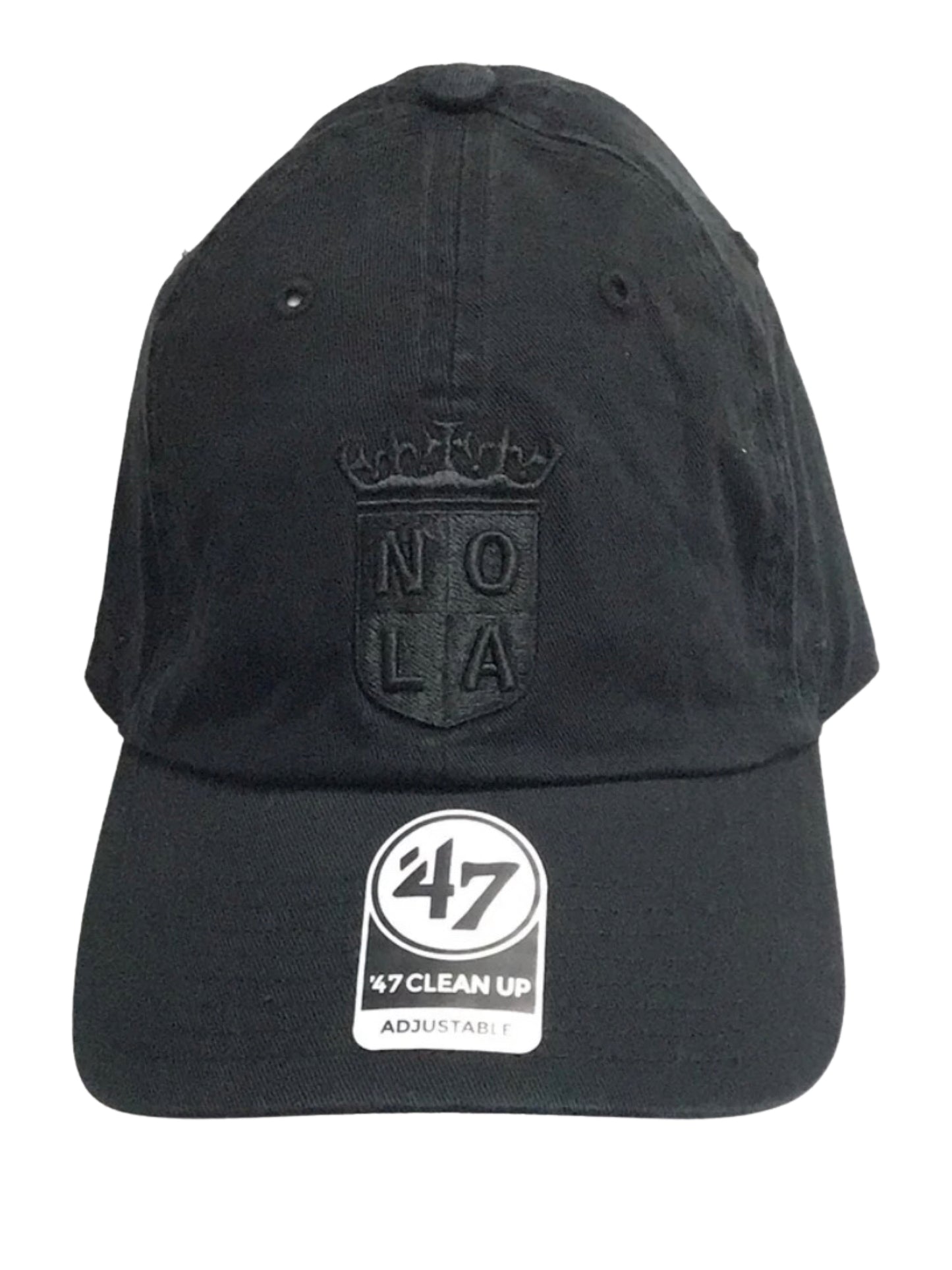 Nola Gold 47 Clean Up Black on Black Hat