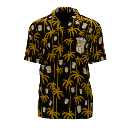 NOLA GOLD 2024 Hawaiian Shirt Black