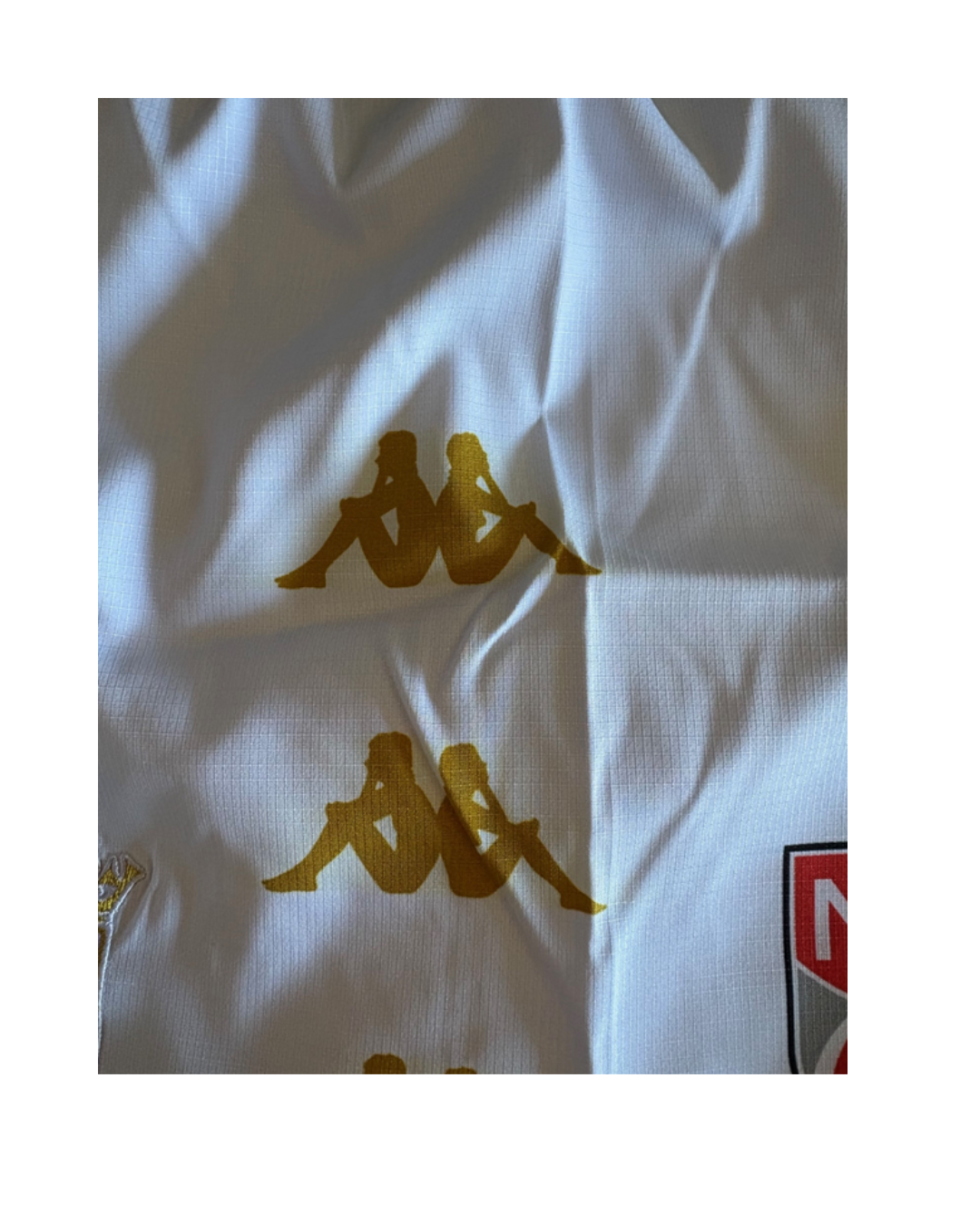 NEW White/Gold Kappa Shorts