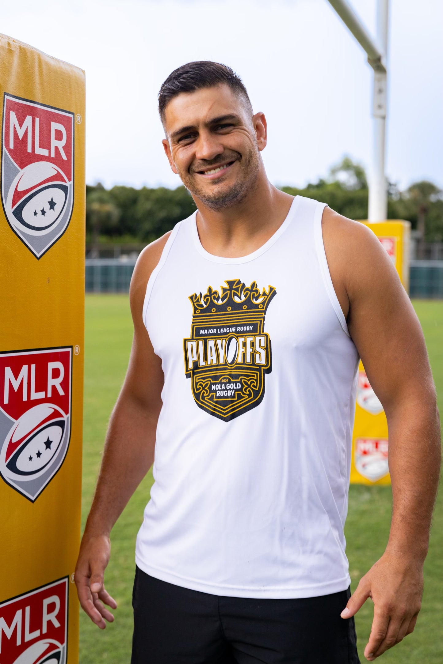 NOLA Gold Sport-Tek PosiCharge Competitor Tank (2024 Playoff Logo)