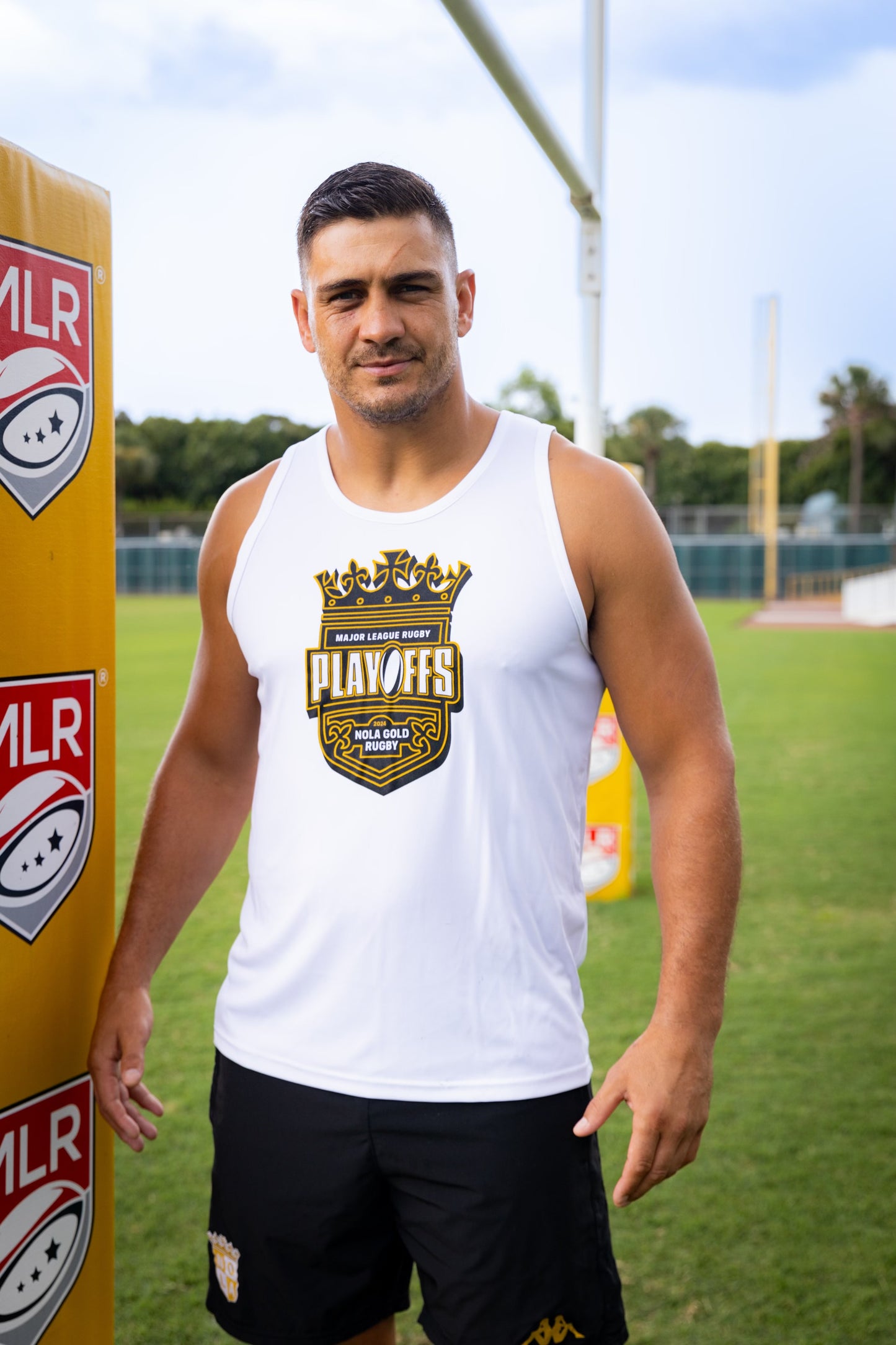 NOLA Gold Sport-Tek PosiCharge Competitor Tank (2024 Playoff Logo)