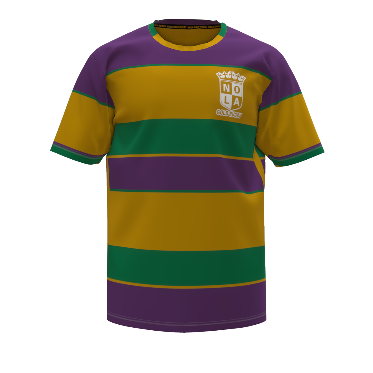 NOLA GOLD Mardi Gras Training Shirt