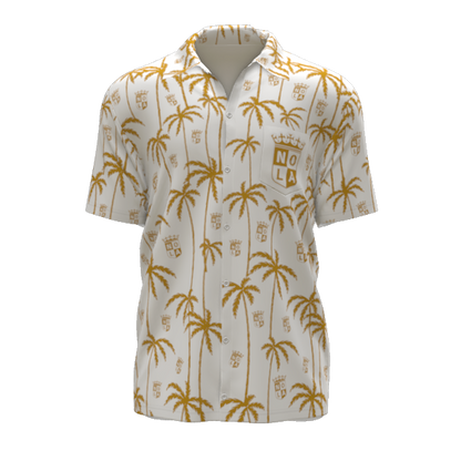 Nola GOLD 2024 Hawaiian Shirt White