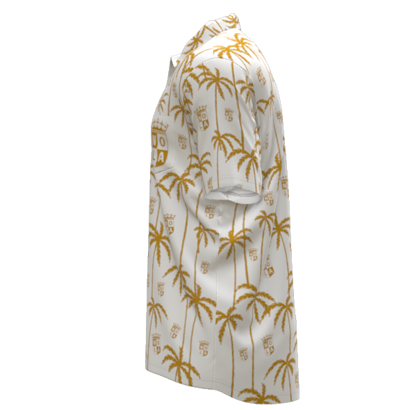 Nola GOLD 2024 Hawaiian Shirt White