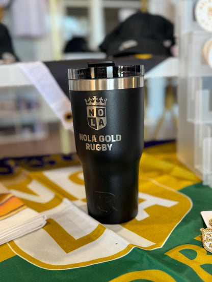 NOLA Gold Insulated 30oz Tumbler