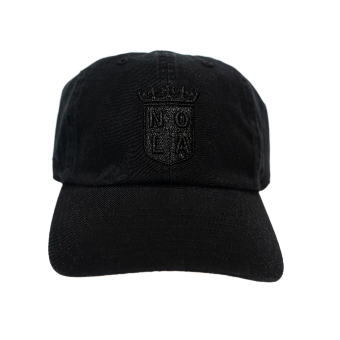 Nola Gold 47 Clean Up Black on Black Hat