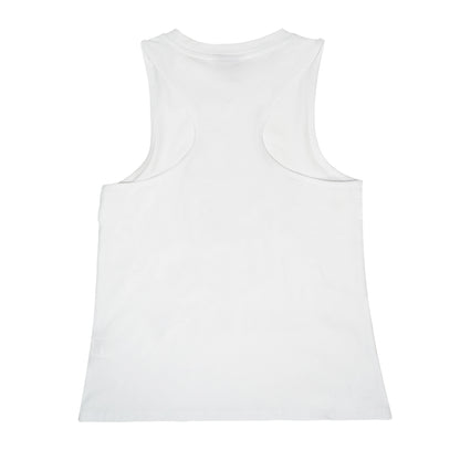 Sparkle City White Rugby Tank Top
