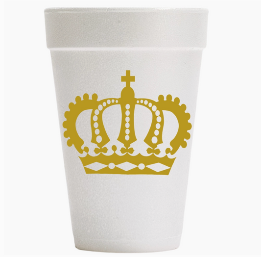 Styrofoam Crown Cups