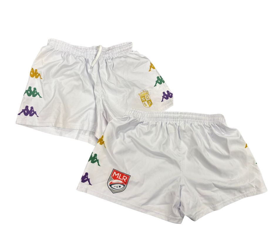 NEW: Exclusive Player Styled- Kappa Shorts Mardi Gras