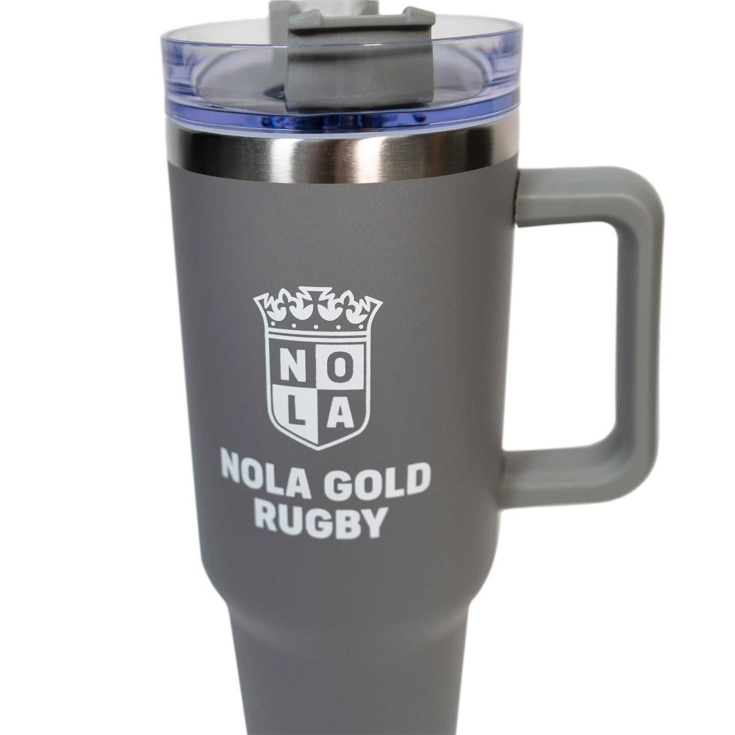 NOLA Gold 40oz Gray Tumbler