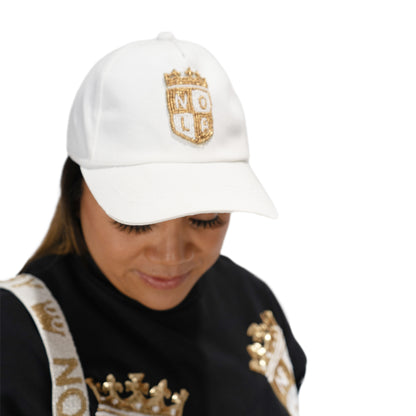 NOLA Gold Beaded Trucker Hat