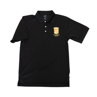 NOLA Gold Men's Black Performance Polo