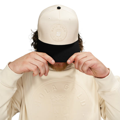 NOLA Gold Tone on Tone Embroidered Hat