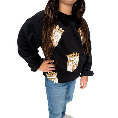 NOLA Gold Youth Sequin Sweatshirt