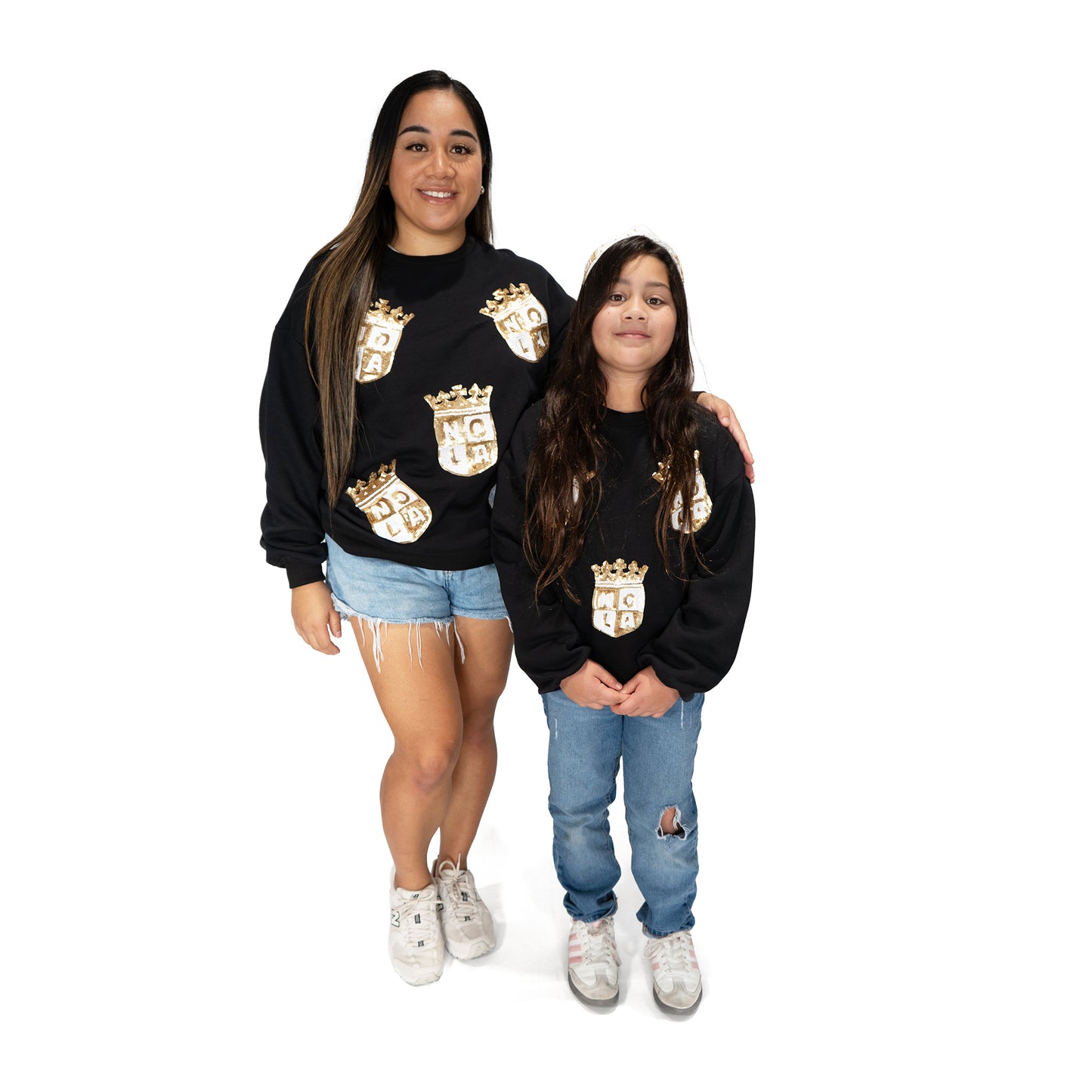 NOLA Gold Youth Sequin Sweatshirt