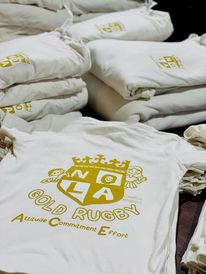 NOLA GOLD Youth Rugby Foundation Fundraiser TShirt