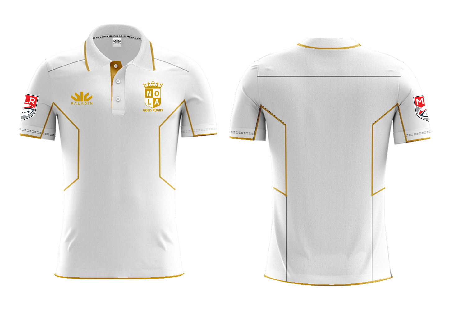 Nola Gold 2022 White Polo