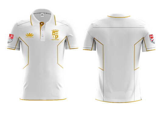 Nola Gold 2022 White Polo