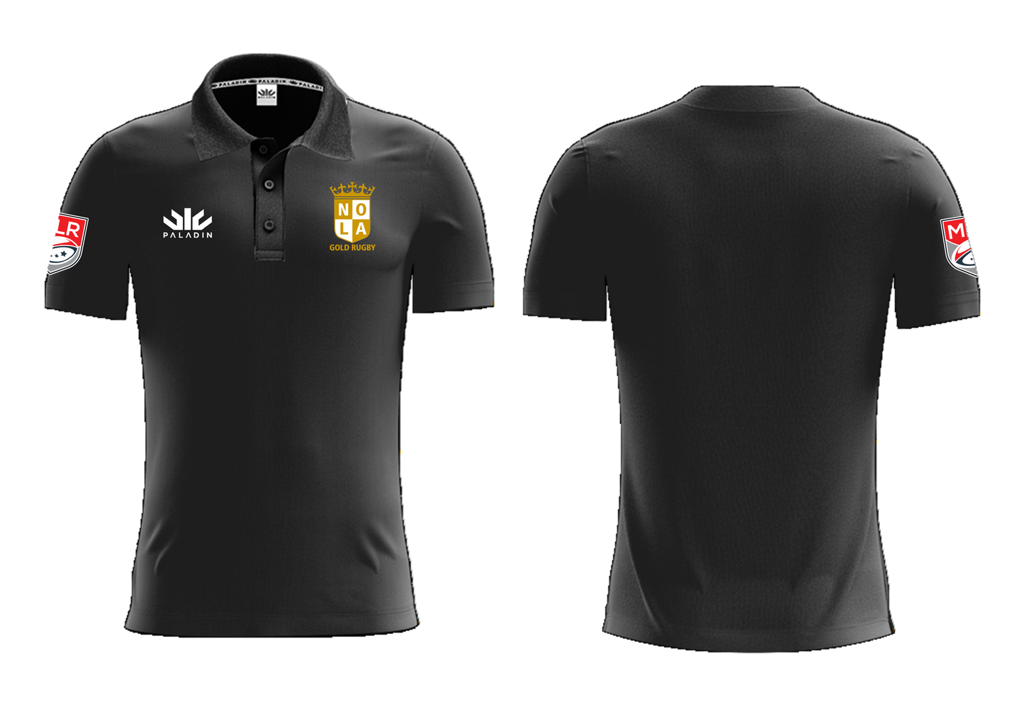 Nola Gold Black Polo 2022